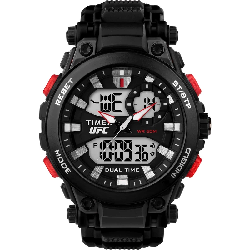 Timex Men's Analogue-Digital Watch with a Plastic Strap UFC Impact