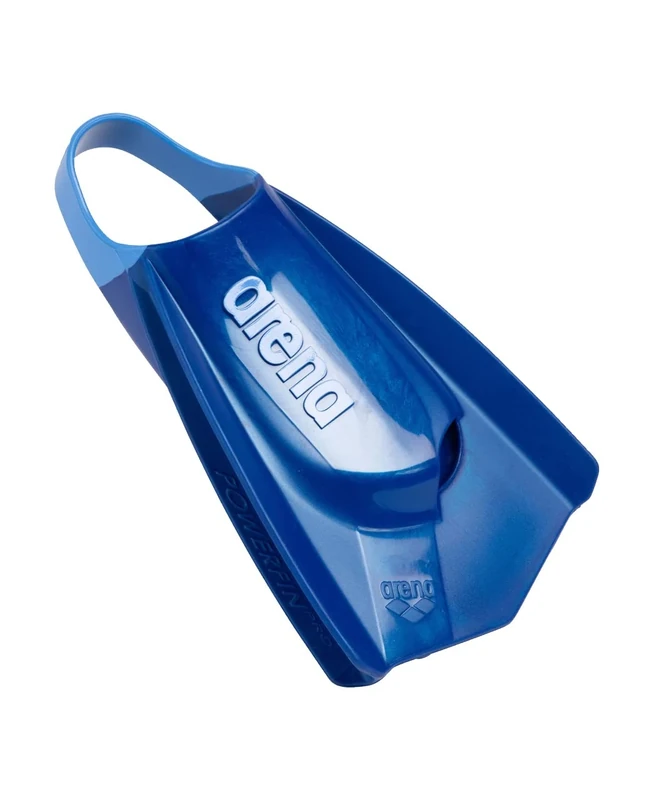 arena Powerfin Pro II Swimming Pool Training Fins, Adult Swimming Pool Fins, 100% Silicone Fins, Comfortable Short Swimming Pool Fins