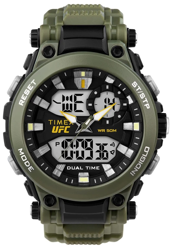 Timex Men's Analogue-Digital Watch with a Plastic Strap UFC Impact
