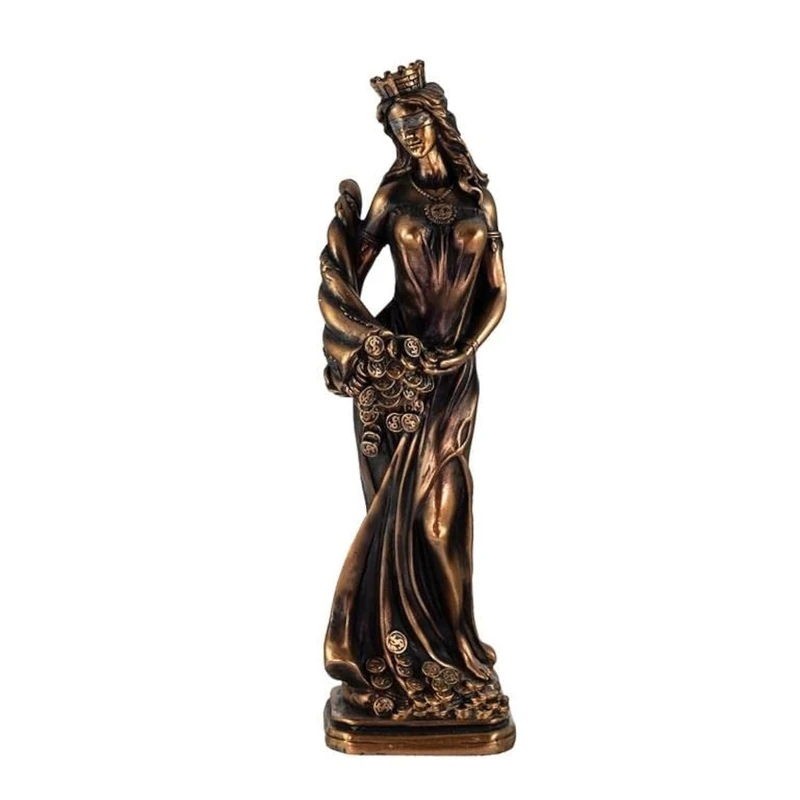 DRW Figure Goddess of Fortune Hand-Painted Resin 30 cm, Multicoloured - Image 1