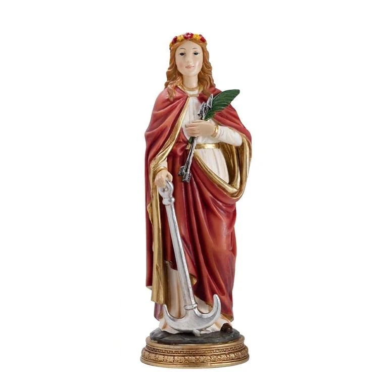 DRW Hand Painted Resin Santa Philomena Figurine 30 cm - Image 1