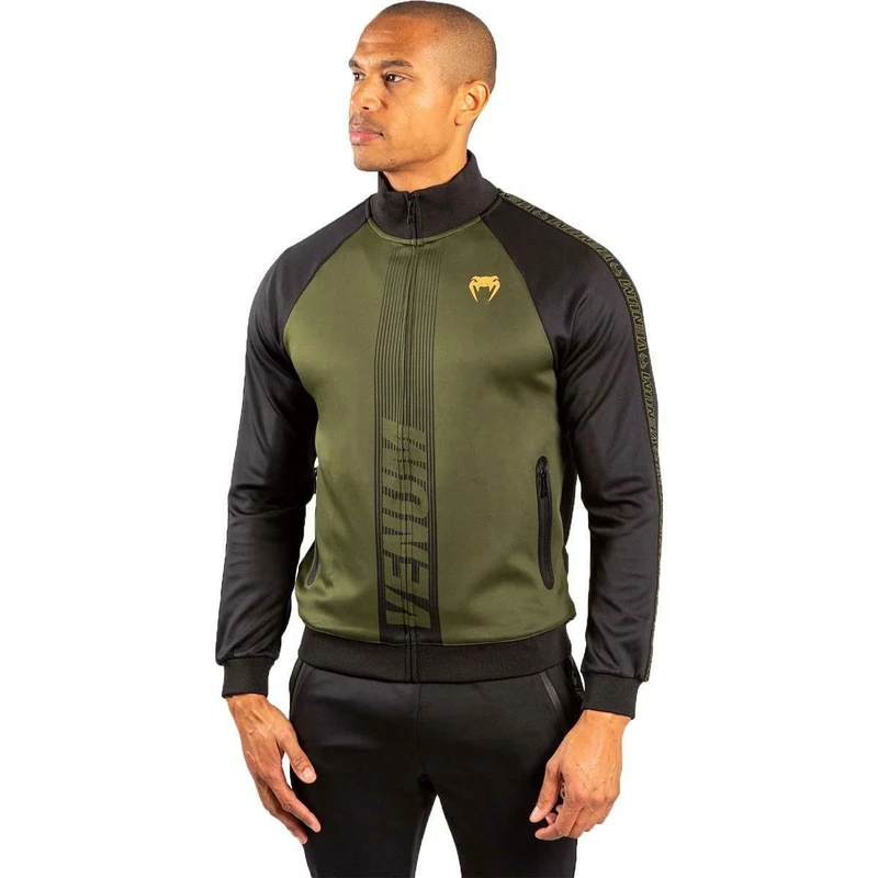 Venum Men's Club 212 Track Jacket, Khaki/Black, XL