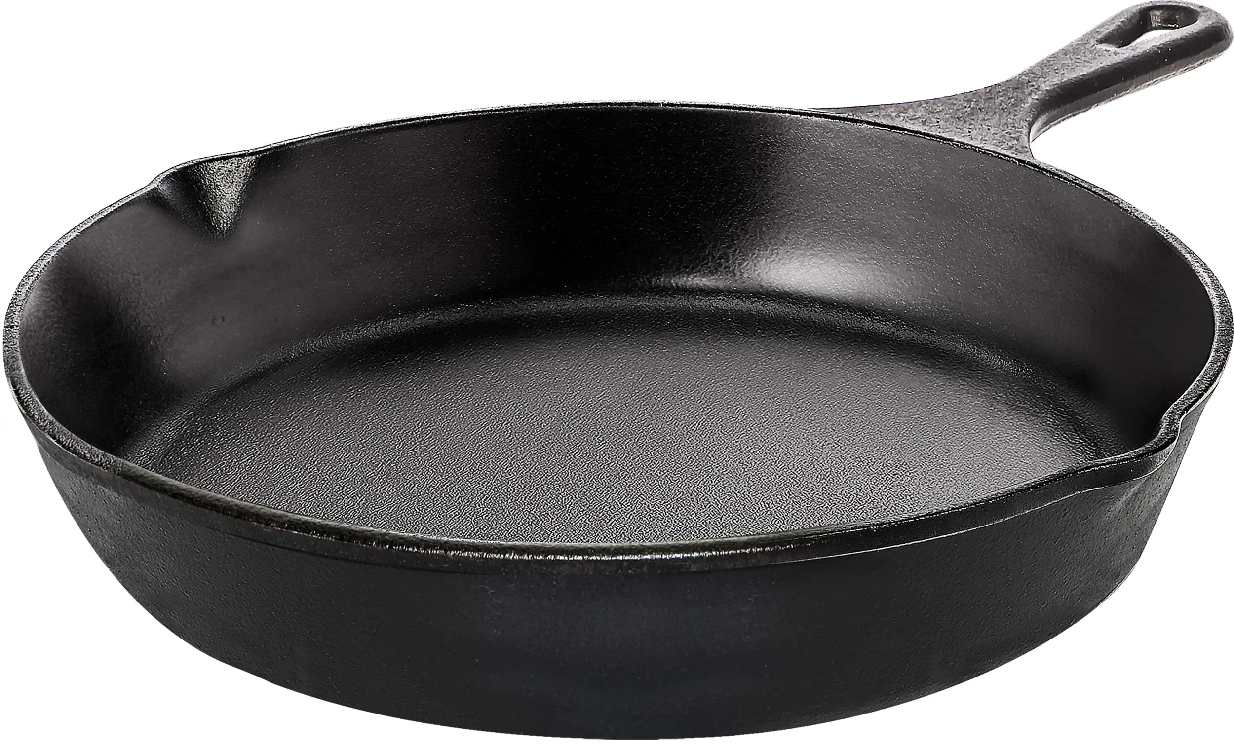 KICHLY 20 cm Pre-Seasoned Cast Iron Skillet Frying Pan, Induction Compatible Cookware for Indoor & Outdoor Use (8 inch, 20 cm, Cast Iron, Induction, Pack of 1)
