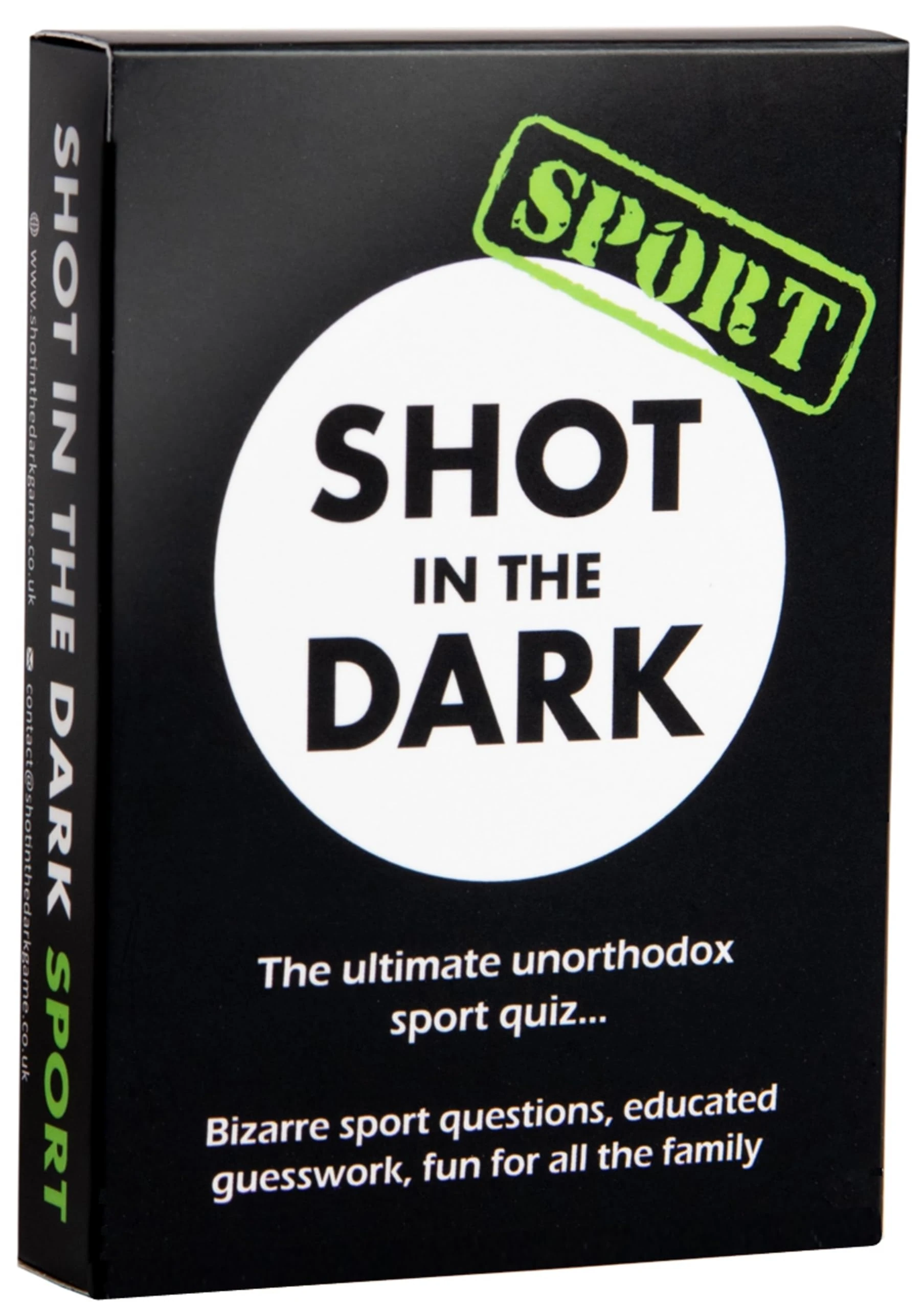 Shot in the Dark: Sport Quiz Edition | 2+ players | Fun Family Card Game for Sport-mad Adults, Teens & Kids