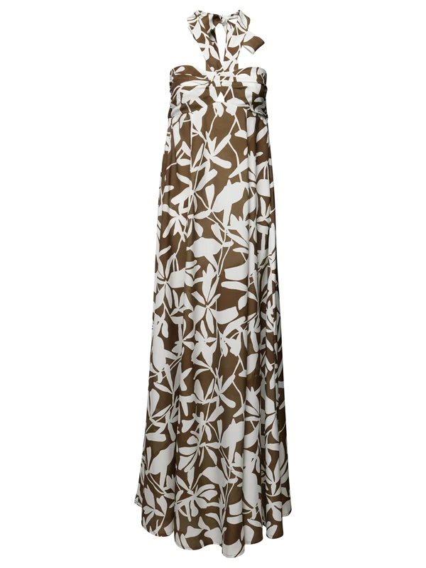 Mavi Women's Woven Dress, Brown, White, XS - Image 1