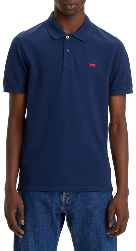 Levi's Men's Slim Housemark Polo Shirt, Naval Academy, L - Image 1