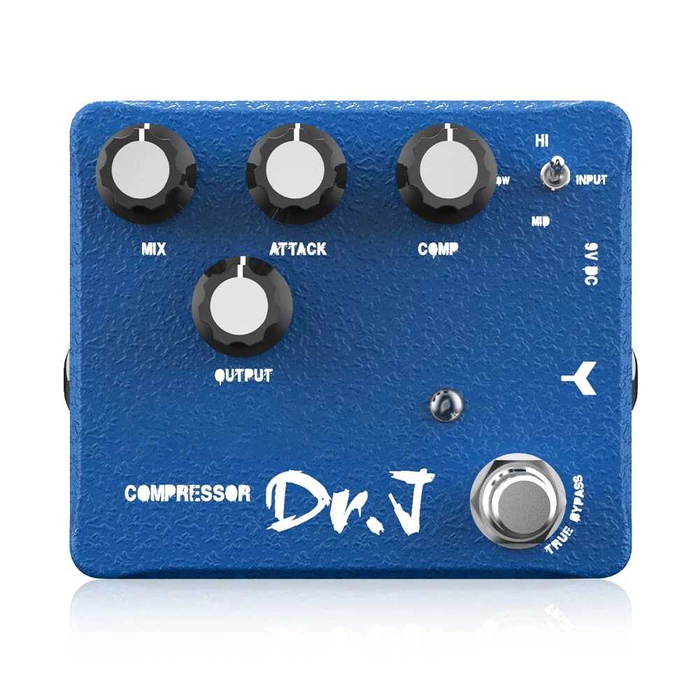 JOYO Compressor Pedal & Clean Boost with 3 Band EQ Sustain Effects for Electric Guitar High-end Edition Dr.J Series (D55)