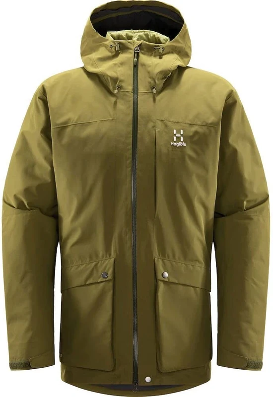 Haglöfs HAGLOFS 605033_4VY ÄLV 3 - IN - 1 DOWN GTX JACKET MEN Jacket Men's OLIVE GREEN Size XL