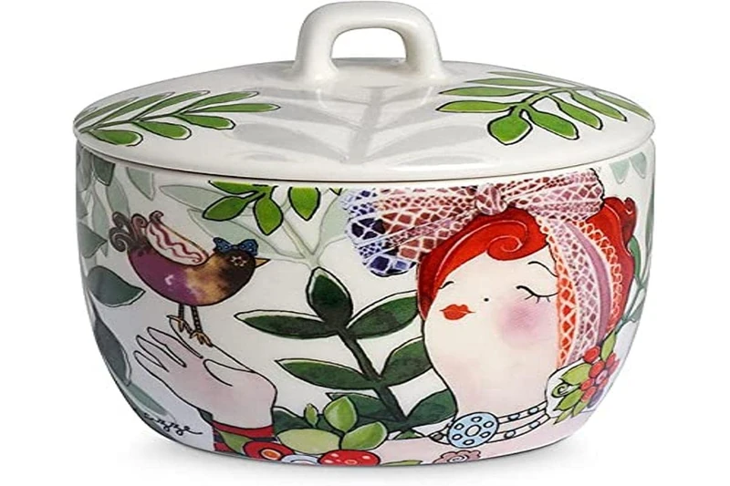 EGAN Ceramic Sugar Bowl The Puppets