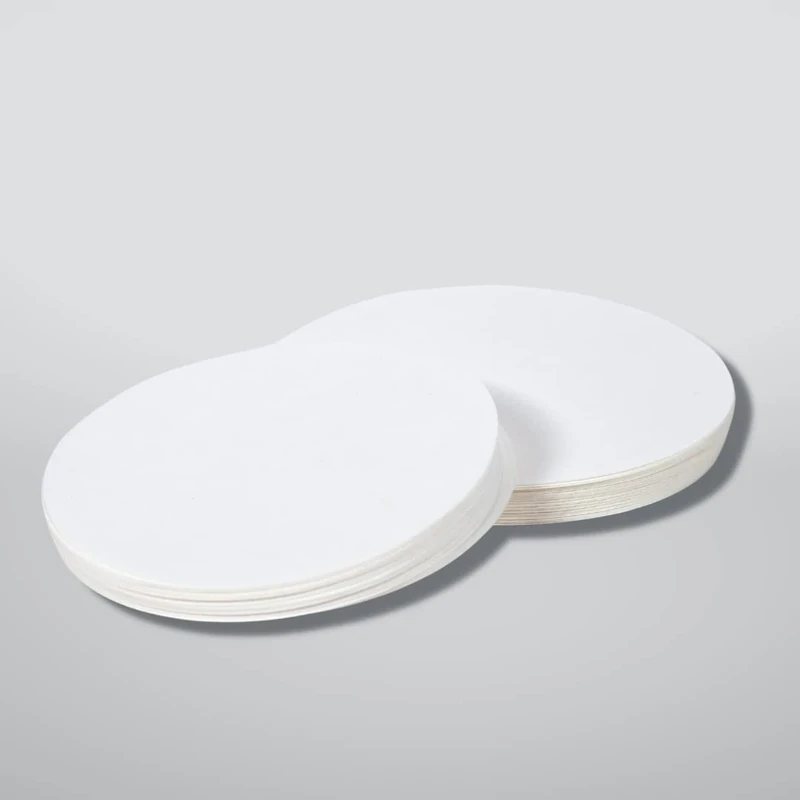Hahnemühle Quantitative Filter Paper Circles - Pack of 100 Grade 589/3 1-2 Micron Particle Retention Slow Flow Speed Fine Filtration - Quality Round Cellulose Discs Lab Supplies - 150 mm Diameter