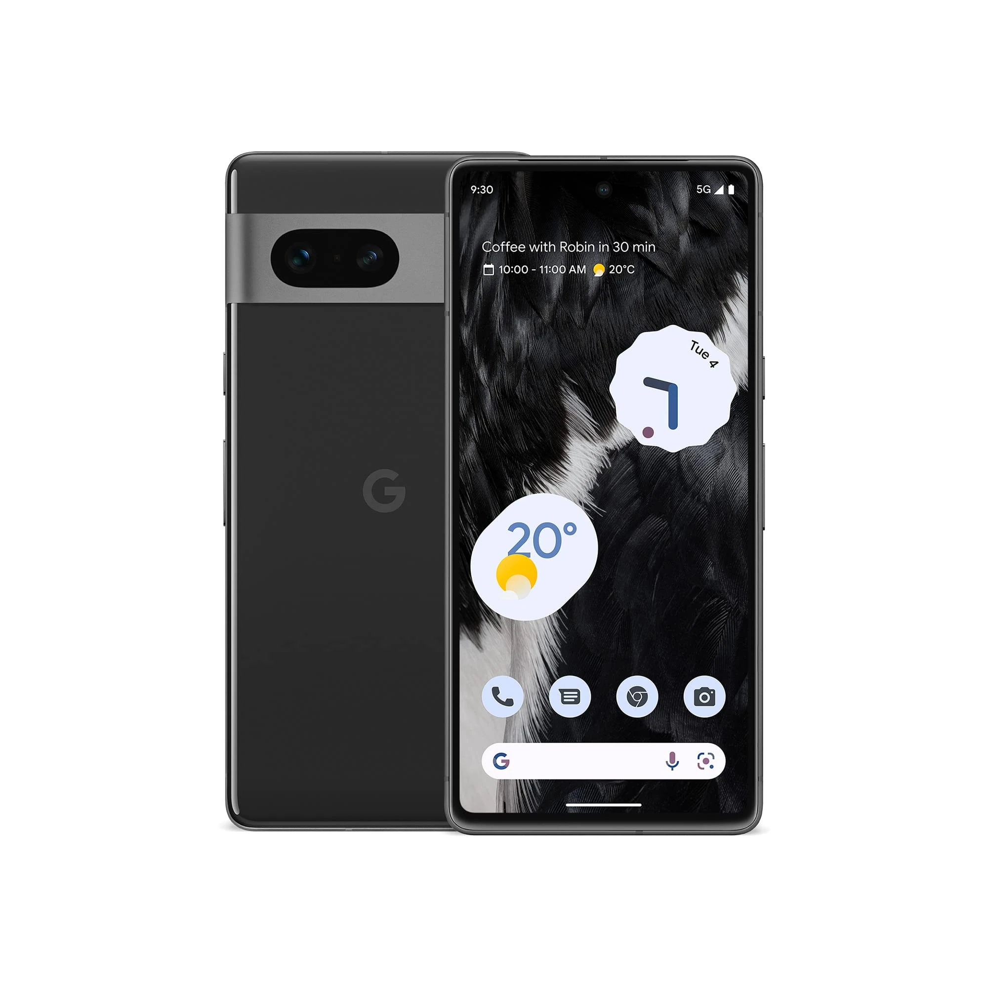 Google Pixel 7. 128GB, Obsidian (Renewed)