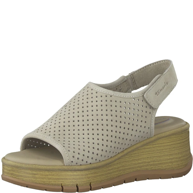 Tamaris Comfort Sandals 8-8-88305-20 Comfort Fit, taupe, 8 UK