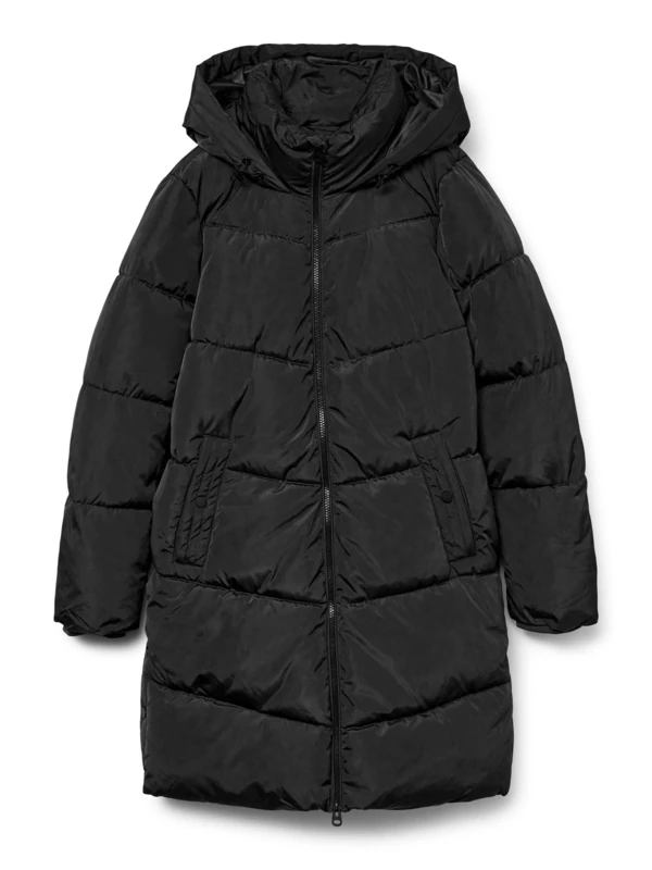 Vero Moda Women's Vmhalsey Coat Boos Coat , black,XS