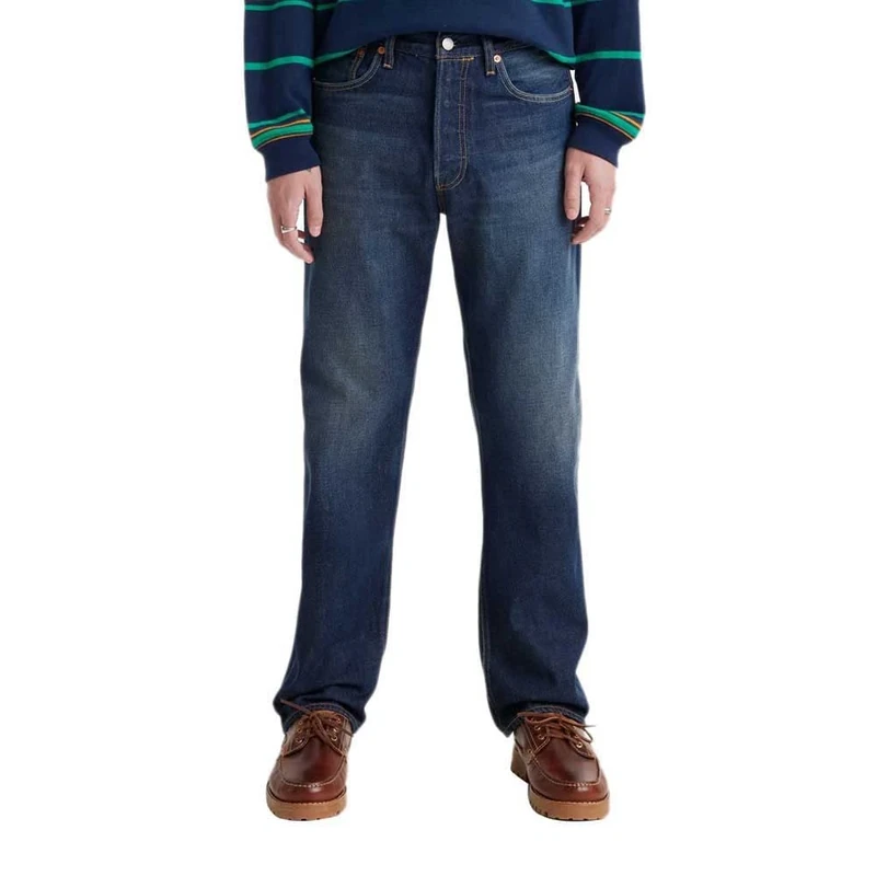 Levi's Men's 501 Original Fit Jeans, Low Tides Blue, 33W / 34L