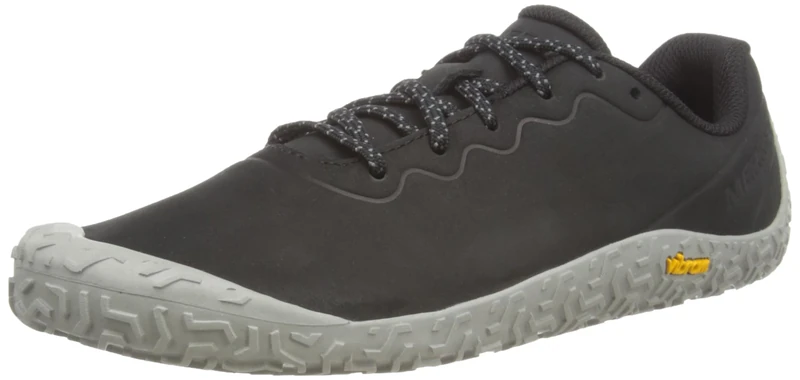 Merrell Women's Vapor Glove 6 Leather Barefoot Casual Shoe, Black, UK 4