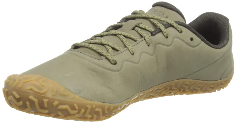 Merrell Men's Vapor Glove 6 Leather Barefoot Casual Shoe, Olive, UK 7