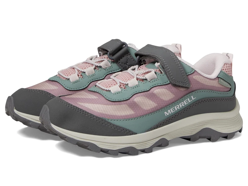 Merrell Girl's Moab Speed Low a/C Wtrpf Hiking Shoe, Dusty Olive Pink, 10 UK