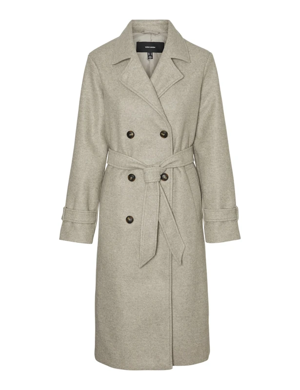 VERO MODA VMFORTUNEVEGA Female Coat, Silver Mink, M