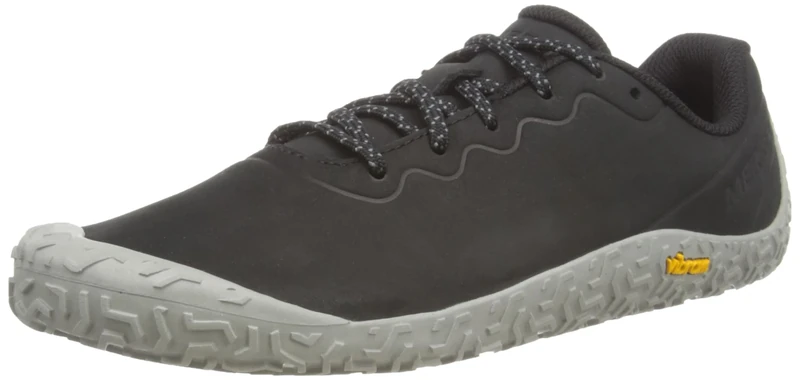 Merrell Women's Vapor Glove 6 Leather Barefoot Casual Shoe, Black, UK 4.5