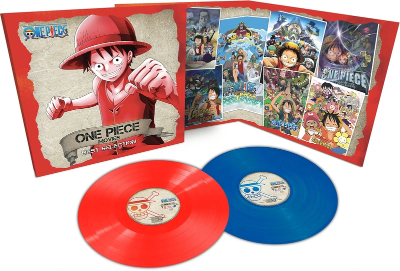 ONE PIECE: MOVIES - BEST SELECTION (RED & BLUE COLOURED VINYL) [VINYL]