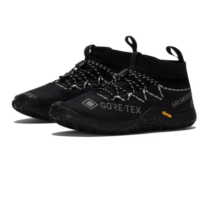 Merrell Women's Trail Glove 7 GTX Waterproof Barefoot Training Shoe, Black, UK 8