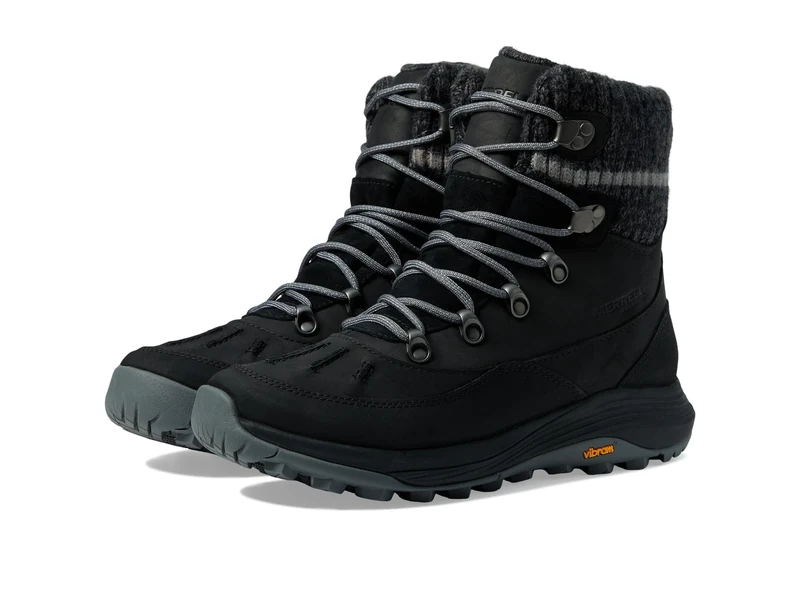 Merrell Women's Siren 4 Thermo Mid Zip Waterproof Walking Boot, Black, UK 4