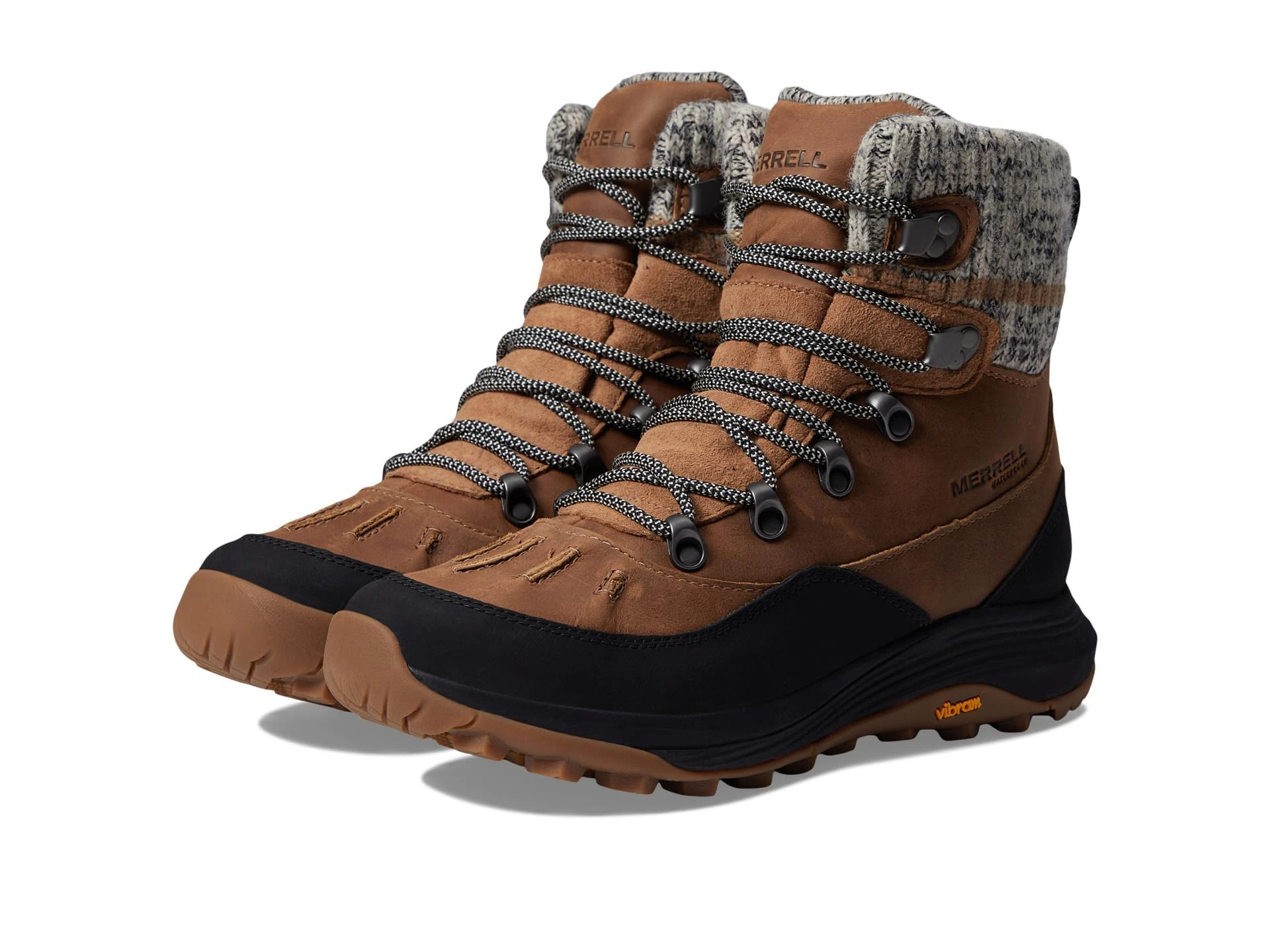 Merrell Women's Siren 4 Thermo Mid Zip Waterproof Walking Boot, Tobacco, UK 8