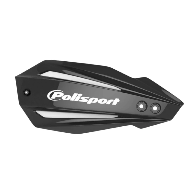 POLISPORT 8308500034 – BULLIT 1 x MX-Style Handguard with Mounting Kit Included Compatible with Kawasaki Motorcycles in Black - Image 1