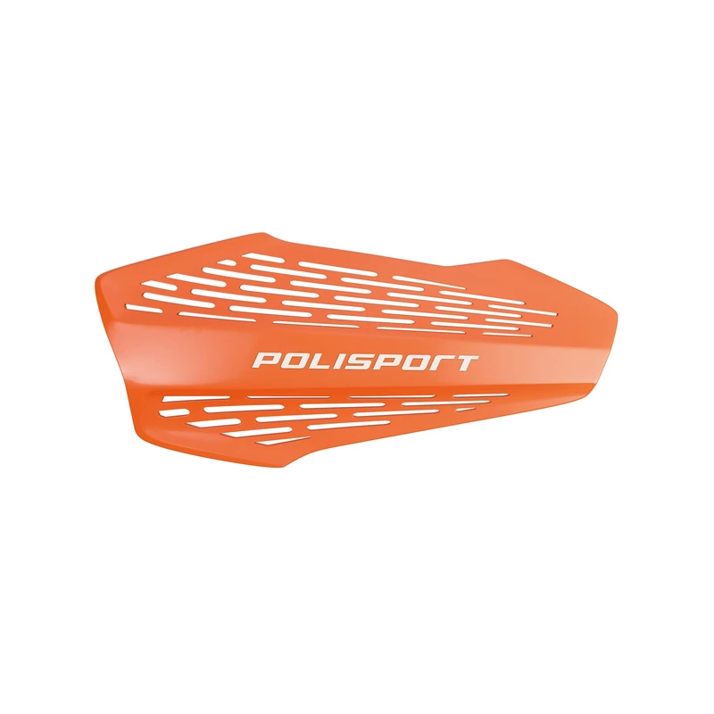 Polisport 8308700003 Hand Protectors MX Force 1 MX-Style Plastic Mounting Point Including Mounting Kit Compatible with All MX/Enduro Models in Orange
