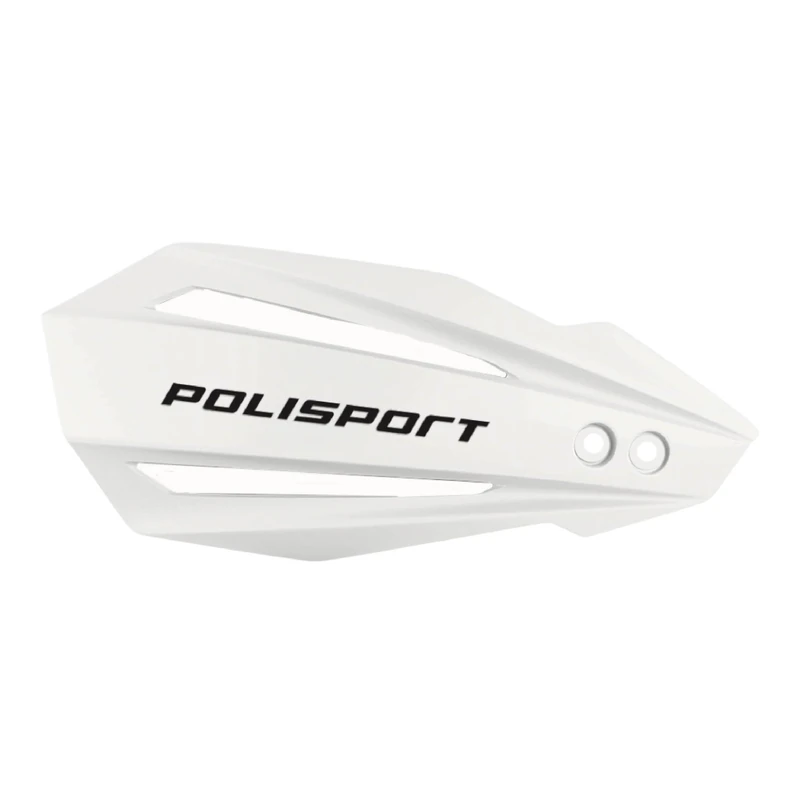 POLISPORT 8308500030 – BULLIT 1 x MX-Style Handguard with Mounting Kit Included Compatible with Kawasaki Motorcycles in White