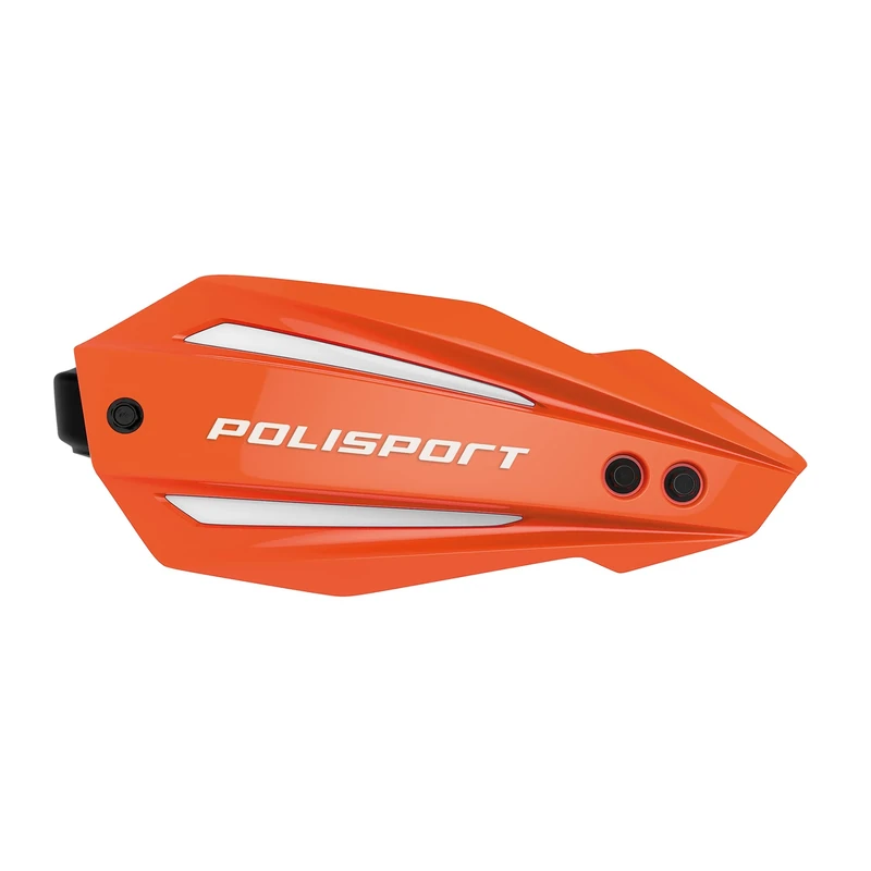 Polisport Bullit FWA 8308600003 Hand Protectors 2 Mounting Points with Plastic Bridge MX-Style Plastic Including Mounting Kit Compatible with All MX/Enduro Models in Orange