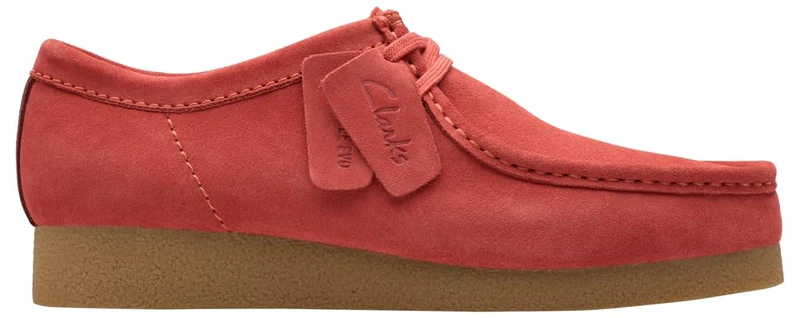 Clarks WallabeeEVO Mens Red Suede, 9