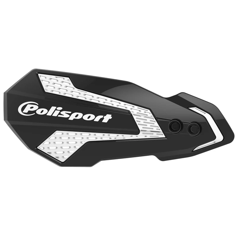 POLISPORT MX-Style 8308200038 Handrail MX FLOW 1 Fixing Point Made of Plastic with Mounting Kit Included Compatible with Kawasaki Motorcycles in Black/White