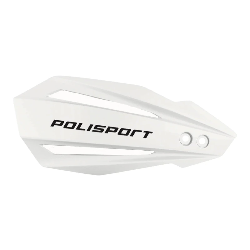 POLISPORT 8308500019 – Handguards BULLIT 1 Point of Fixing MX-Style Made of Plastic with Mounting Kit Included Compatible with Yamaha Motorcycles in White