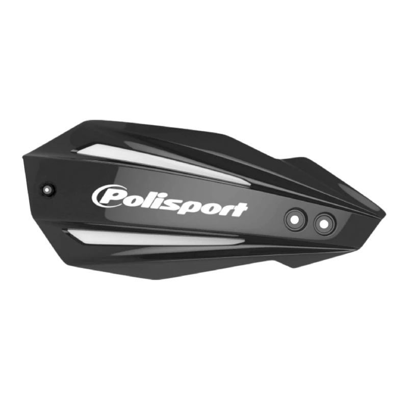 POLISPORT 8308500018 - Hand Protectors Bulit 1 MX-Style Plastic Attachment Point Including Mounting Kit Compatible with Yamaha Motorcycles in Black