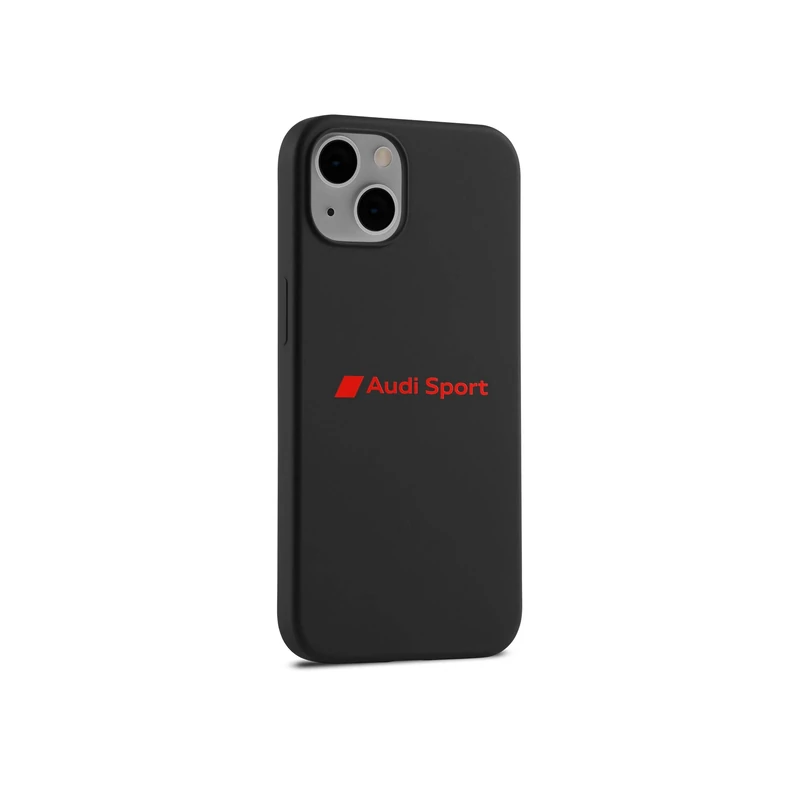 Audi 3222200200 Smartphone Case Cover Silicone Black with Audi Sport Logo