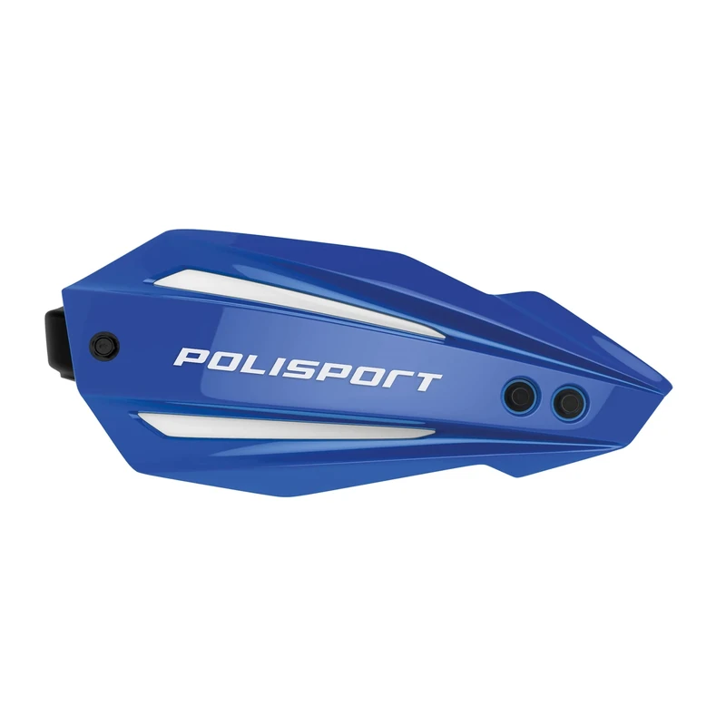 Polisport 8308600004 - Hand Protectors Bullit FWA 2 Attachment Points with Plastic Bridge MX-Style Made of Plastic Including Mounting Kit Compatible with All MX/Enduro Models in Blue