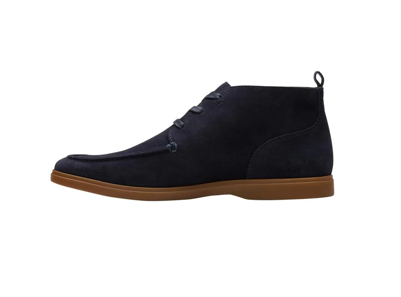 Clarks Torford Mid Navy Suede