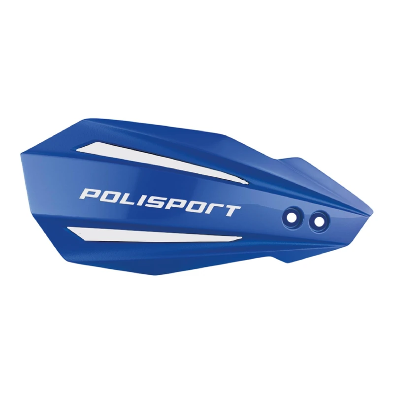 POLISPORT 8308500020 - Hand Protectors Bulit 1 MX-Style Plastic Attachment Point Including Mounting Kit Compatible with Yamaha Motorcycles in Blue