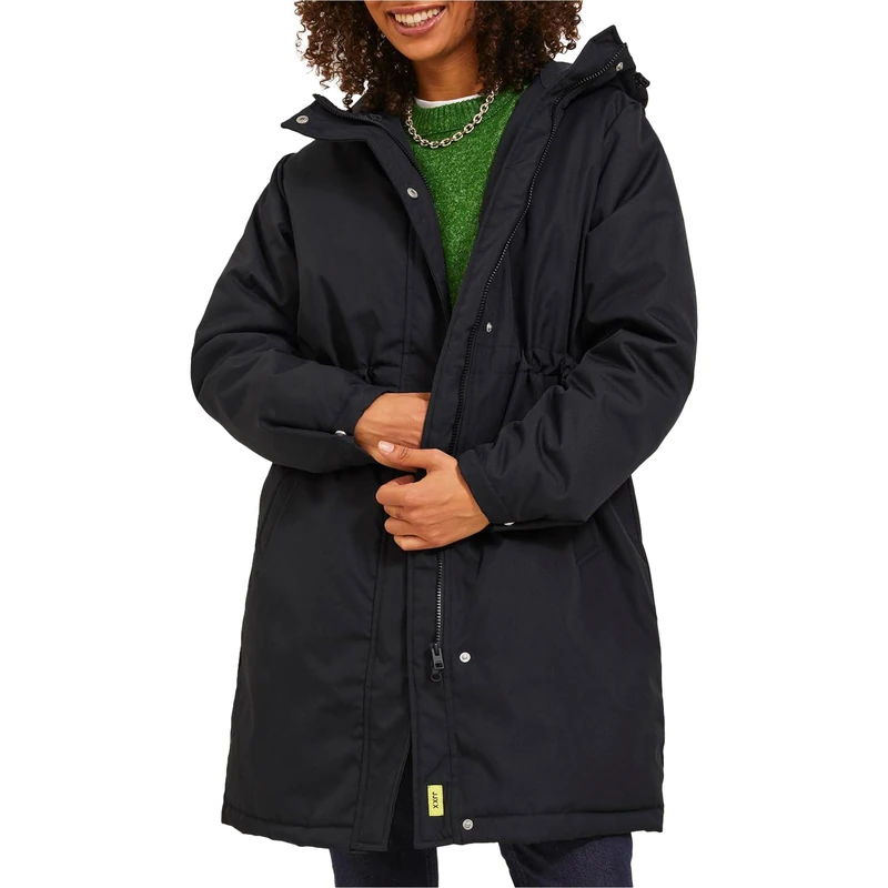 JJXX Jack&Jones Women's JXHELLA OTW SN Parka, Black, S, Schwarz, S