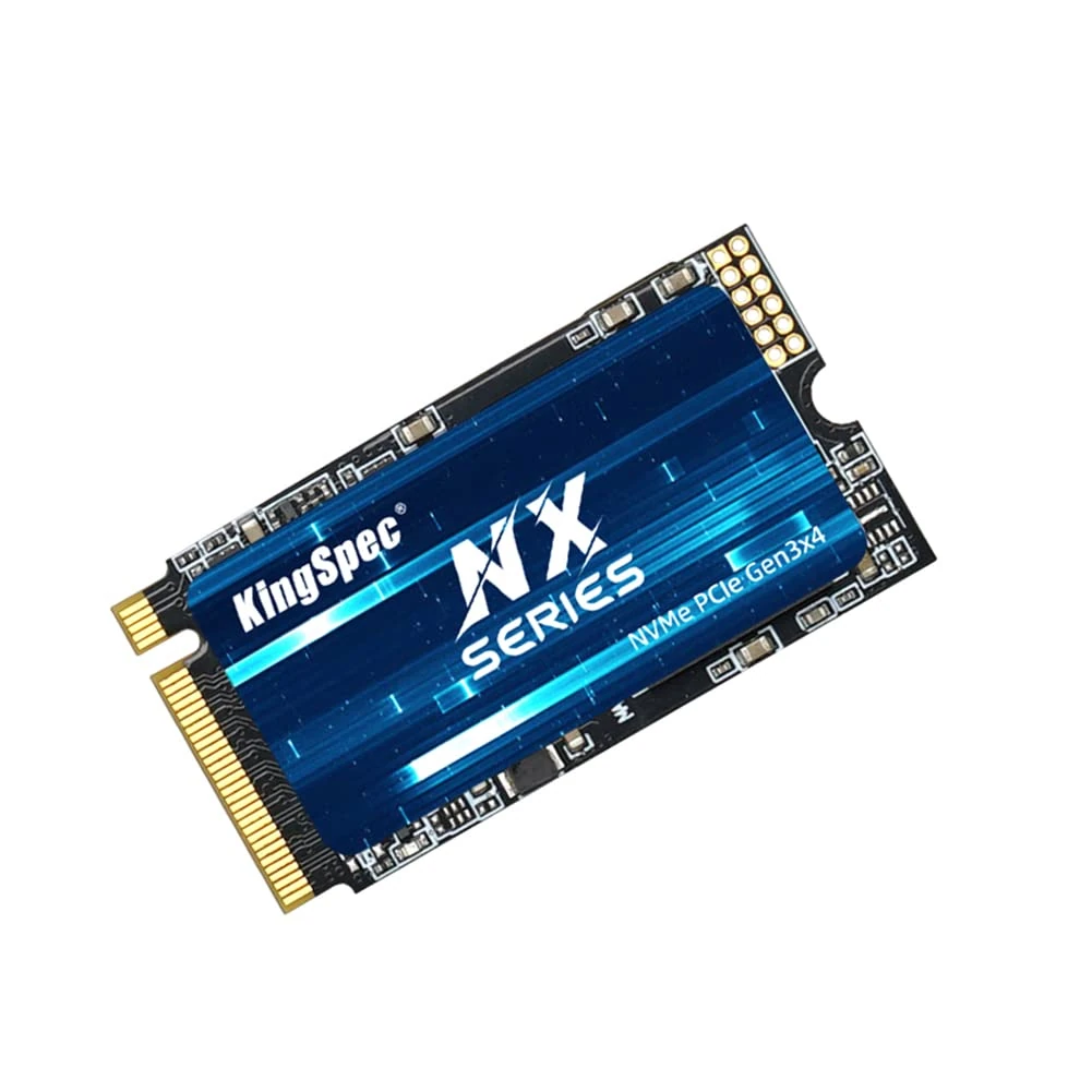 KingSpec 128GB Gen3x4 M.2 NVMe 2242 SSD - Read Speed up to 3500 MB/s, M.2 PCIe 3.0 SSD 3D NAND Flash, Compatible with PC/Desktop/Laptop (128GB)