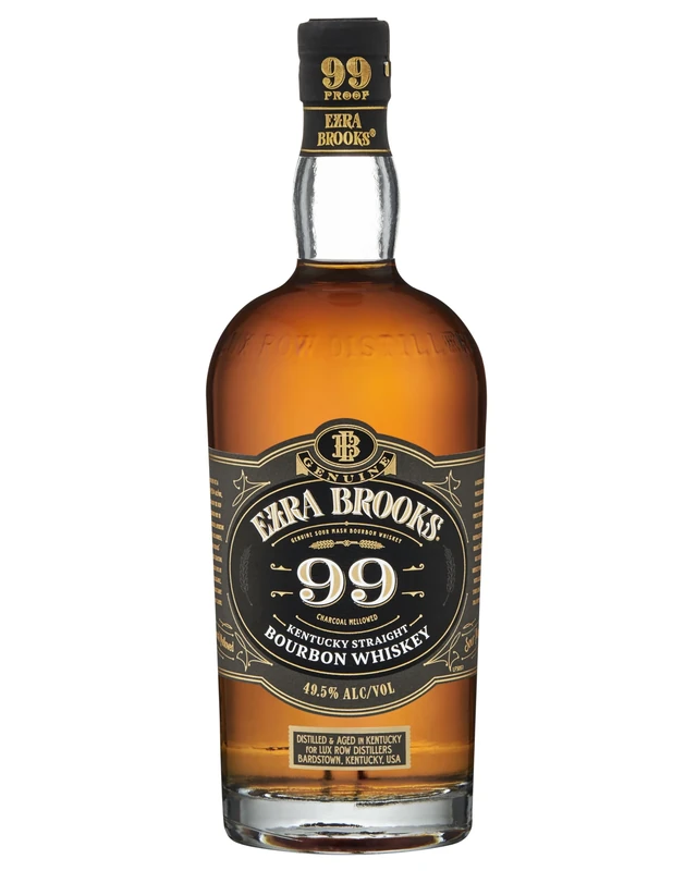 Ezra Brooks 99 Kentucky Straight Bourbon | 99 Proof for an elevated flavour | 700ml
