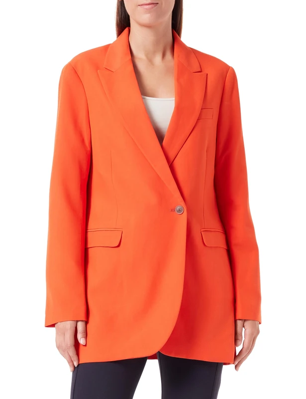Jack & Jones Women's Jxmary Noos WVN Blazer, Poinciana, 10