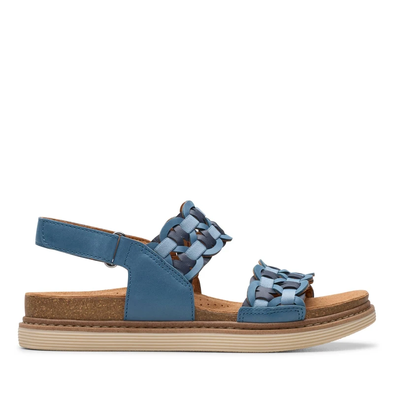 Clarks Arwell Glide Womens Blue Combi, 8