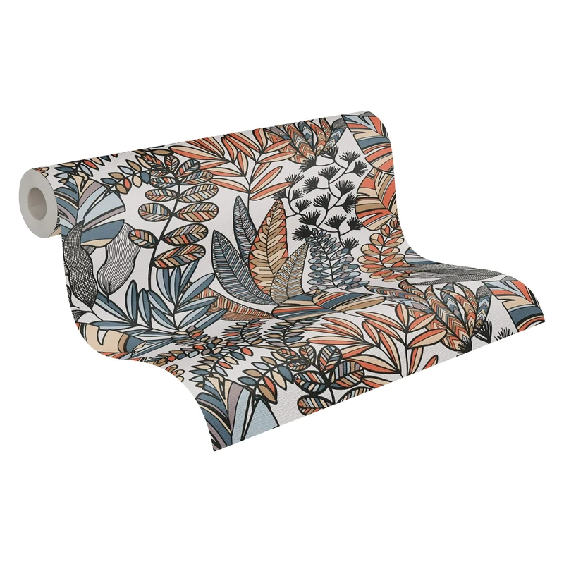 A.S. Création Antigua 390952 Non-Woven Plant Wallpaper 10.05 m x 0.53 m Made in Germany