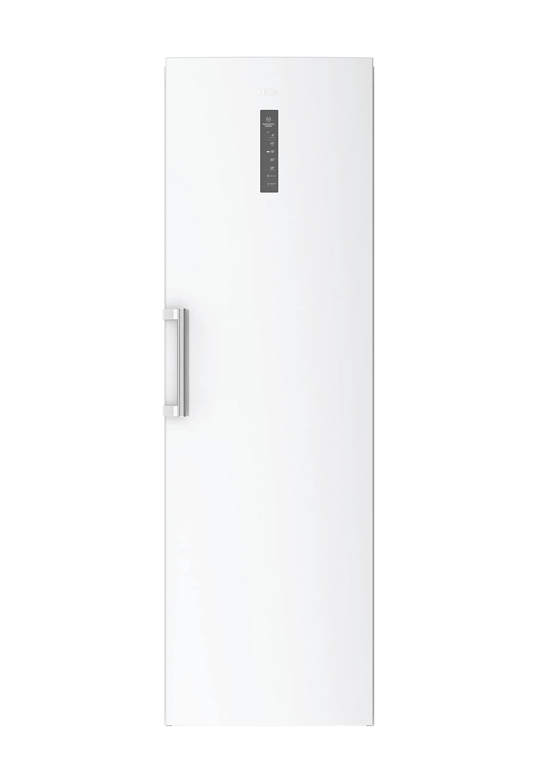 Haier H3F330WEH1 Upright Freezer, InstaSwitch, 60cm Wide, 330L Total Capacity, White [Energy Rating E]