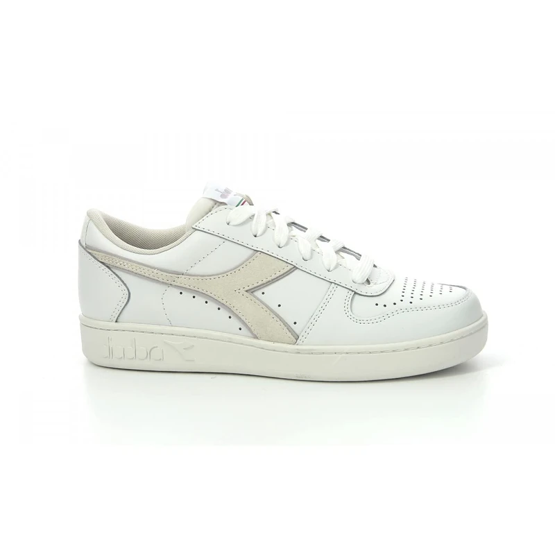 Diadora Magic Basket Low Leather Wn, Women's Sneakers, Dawn Blue White, 8.5 UK