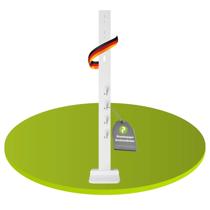 PERFECT EQUIPMENT FOR YOUR HOME PHD-D200W, Vacuum Cleaner Stand, aluminium, White