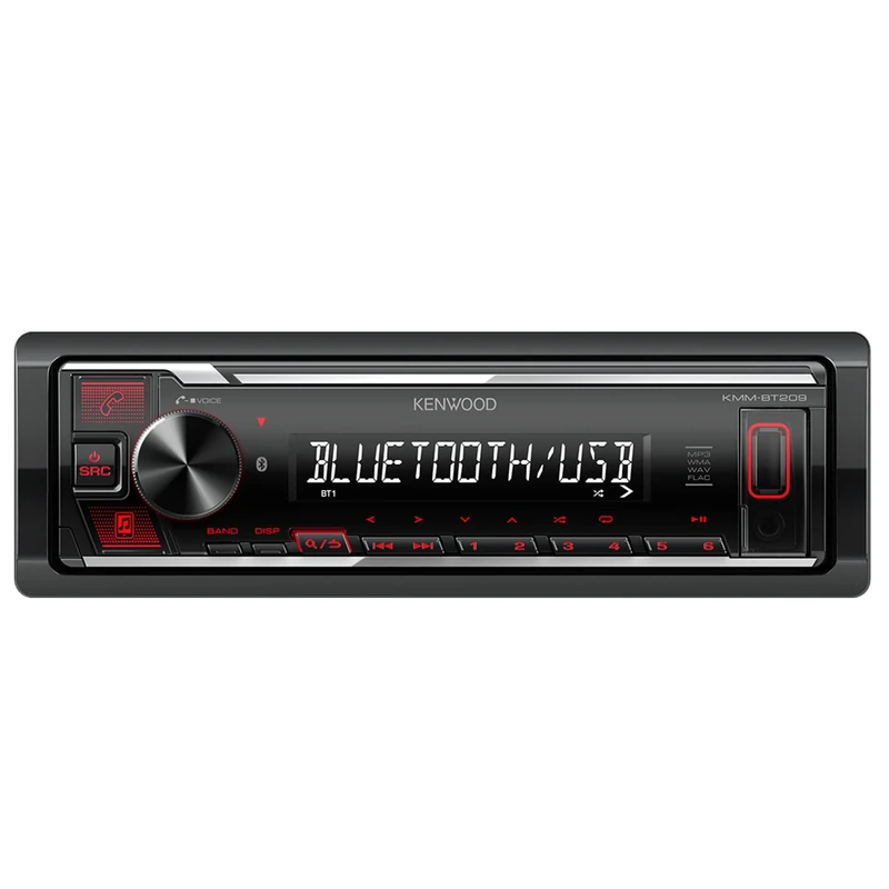 Kenwood KMM-BT209 Single Din Bluetooth Digital Media Receiver
