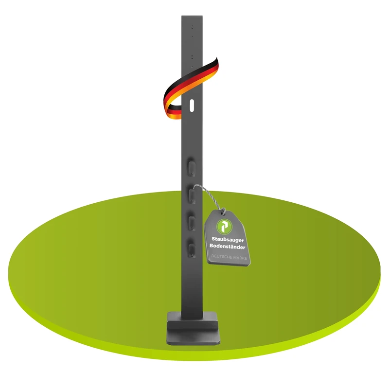 PERFECT EQUIPMENT FOR YOUR HOME PHD-D200B, Vacuum Cleaner Stand, aluminium, Black